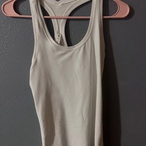 Lululemon white racer back top nulu